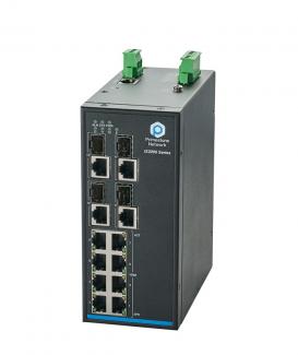 IS2000-2412C-4GC Series Metal IP40 Managed Industrial Ethernet Switches Layer 2 Switches