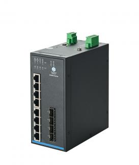 IS3000-3412V2-4GF IP40 2 layer Managed Industrial Ethernet Gigabit Switch 